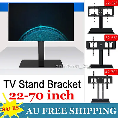 $40.05 • Buy 22 -70  Universal Table Top Desktop TV Stand Bracket LCD LED Plasma VESA Mount