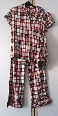 Rampant Sporting Ladies Pure Brushed Cotton Pyjama Set Size 10 BNWT RRP £55 • £24.99