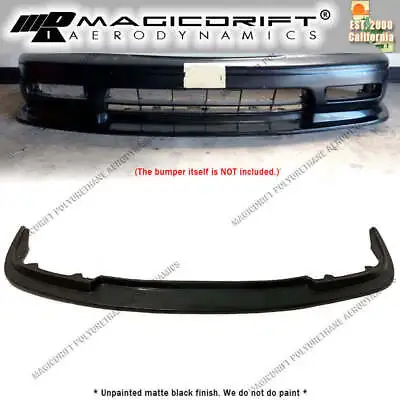 For 94 95 Honda Accord MDA Style Front Bumper Splitter Chin Lip VIP JDM Body Kit • $75.88