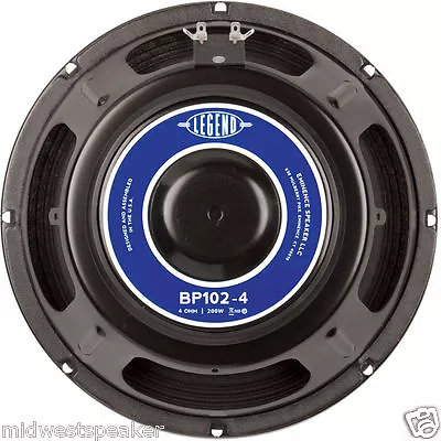 Eminence LEGEND BP102-4 10  Bass Guitar Speaker 4 Ohm 400 Watt Max FREE US SHIP! • $114.99