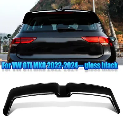 Oettinger Style For VW Golf 8 MK8 GTI 2022-24 Rear Roof Spoiler Wing Gloss Black • $138.99