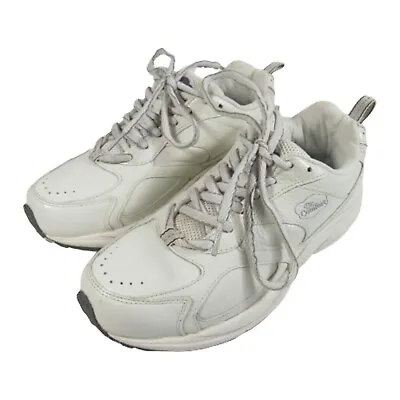 Dr. Comfort Champion Plus Men's Size 7 XW Shoes EUC White Leather Therapeutic  • $28.99