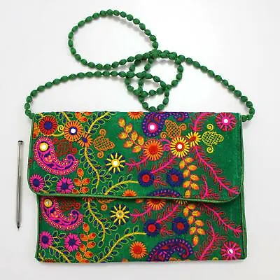 Vintage Tribal Banjara Indian Handmade Ethnic Women Purse Bohemian Clutch Bag X • $17.99