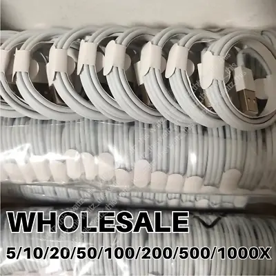 Fast USB Cable Charger Cord Charging For IPhone 6 7 8 X 11 12 13 14 Pro IPad Lot • $327.50