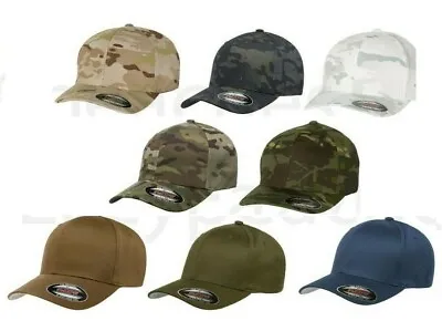 Flexfit Multicam ® Cap Black Multi Camouflage Camo Camo Cap Yupoong U.S. Army • $9.95