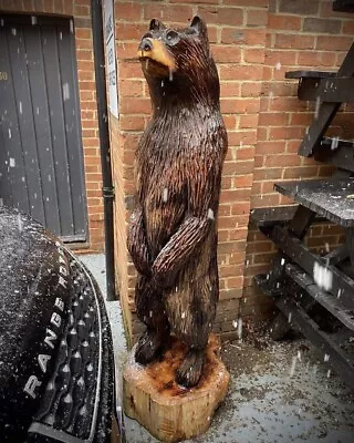 Bear Chainsaw Wood Carving (Hidden Roots) • £1250