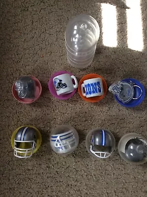 Gumball Machine Mini Helmets-4 Helmets Rare Baseball Capkeychain2 Mugs Lions • $28
