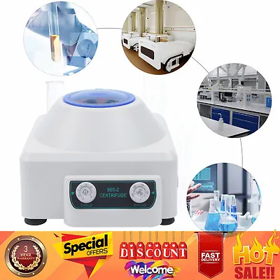 20ml X 6 Electric Centrifuge Machine 4000rpm Lab Medical Practice Time:1-60min • $66.50