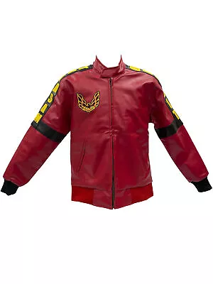 Bandit Genuine Leather Jacket Smokey II Movie Bo Darville Burt Reynolds Real Red • $88.77