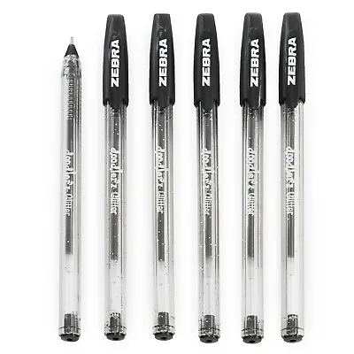 Zebra Doodler'z Glitter Stick Ballpoint Pen - 1.0mm - Black Ink - Pack Of 6 • $8.41