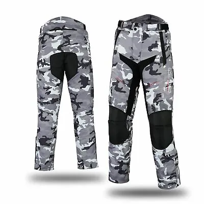 £49.99 • Buy Motorcycle Motorbike Trouser Thermal Waterproof Pants CE Approved Armour Camo