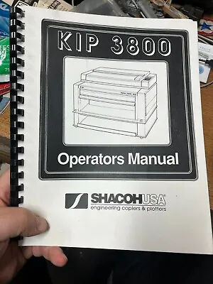 $29.99 • Buy KIP 3800 Scanner Printer Operators Reference Manual
