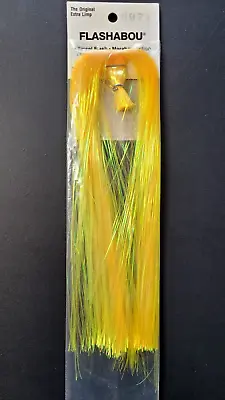 FLASHABOU DYED - YELLOW #6971 - HEDRON - Fly Tying Materials - FLASH - NEW! • $4.99