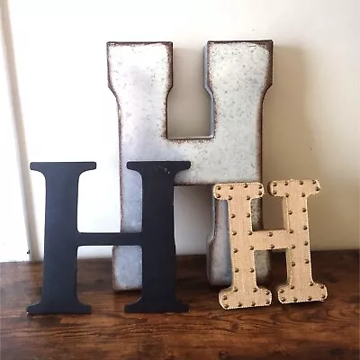 Wall Art Letter H 3 Letters In Group • $20.80