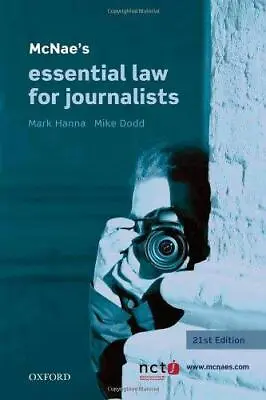 McNae's Essential Law For Journalists • £4.20