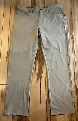 Greg Norman Men's Tan Stretch Tech Golf Pants Size 34x30 • $20.20