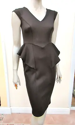 £10.95 • Buy Dorothy Perkins - Womens Dress Size 8 - Black Sleeveless Peplum Style