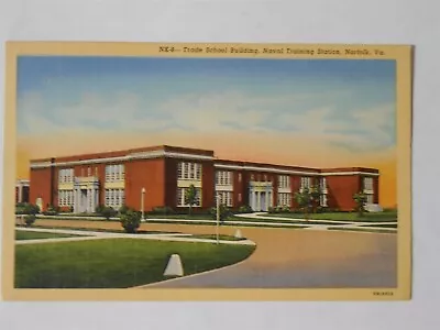 $5 • Buy Norfolk, Virginia VA ~ Naval Training Station Trade School 1940s  %