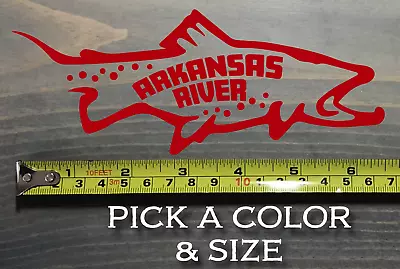 Arkansas River Sticker Decal Fly Fishing Colorado Trout Dry Wet Idaho Sage • $8.99