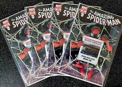 Marvel Amazing Spider-Man #666 Comic Ink Variant Bundle X4 Signed On 2 Covers • £20