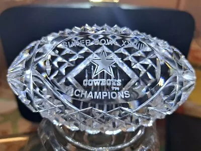 Waterford Crystal Football Dallas Cowboys Super Bowl Champions XXVIII • $275