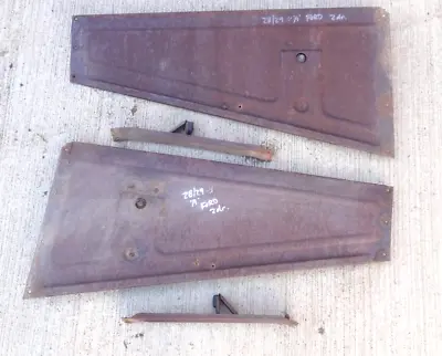 1928 1931 Model A Ford 2dr Sedan QUARTER WINDOW REGULATOR PANELS Original Pair • $285