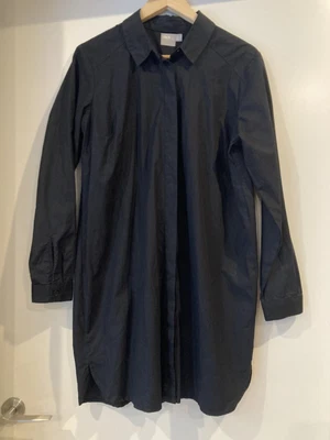 $14 • Buy ASOS Black Shirt Dress - 100% Cotton - Size 12