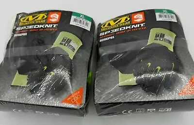 Mechanix Wear - Speedknit M-Pact D30 IP HI-VIZ SD5EP91 | XL | 2 Pairs | New • $24.99