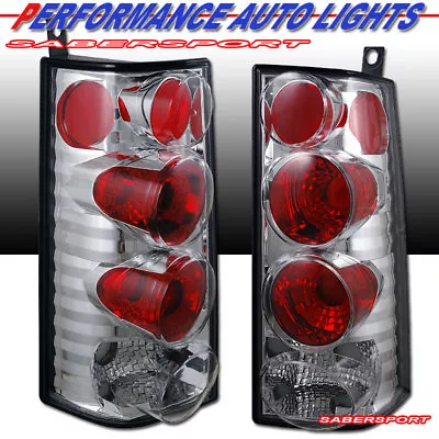 Set Of Pair Chrome Taillights For 1996-2002 GMC Savana And Chevy Express Van  • $89