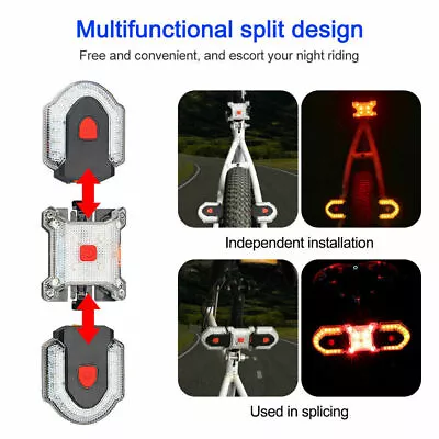 Bike Turn Signals Light Front And Rear W/ Smart Wireless Remote Control 1 Set • $28.29