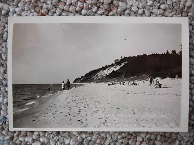 Rppc-montague Mi-lake Michigan Bathing Beach-sandy Shore-mich-muskegon County-rp • $8.95