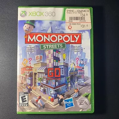 Monopoly Streets - Xbox 360 Hasbro 2010 Complete In Box CIB Tested Working • $13.99