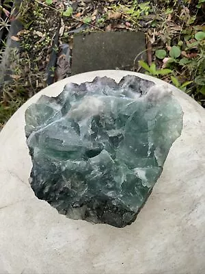 Rough Natural Fluorite Multi Color Chunk 9450cts. • $79.95