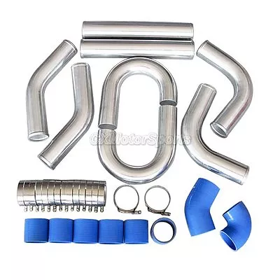 CXRacing 2.75  Alum Intercooler Piping Kit 2mm Thick Tube • $155.48