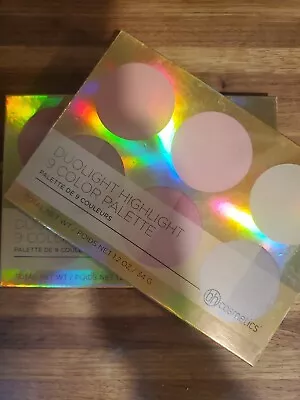 Bh Cosmetics Duolight Highlught 9 Color Palette 1.2oz Slight Damage  • $30