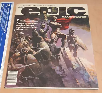Epic Illustrated #1 Spring 1980 Marvel Magazine Of Fantasy & Sci Fi Premiere • $19.99