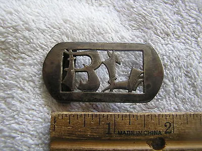 Vintage Marshall Field Co. Hand Made Belt Buckle Sterling Silver  • $129.95