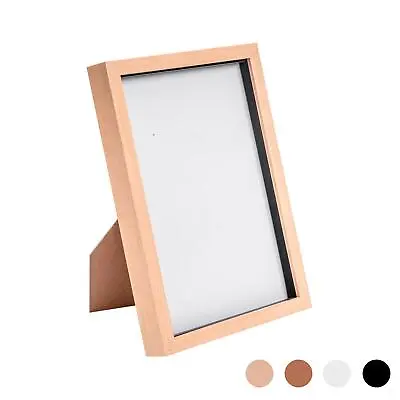 £8.99 • Buy 3D Box Photo Frame Standing Hanging Craft Frames A4 (8 X 12 ) Light Wood