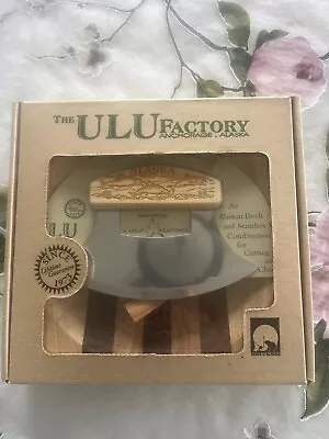 The Ulu Factory 8  Chopping Bowl & 6  Knife - Blade Handle ~ BRAND NEW IN BOX ~ • $30