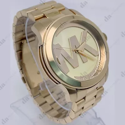 New Michael Kors MK5473 Runway Gold Tone Bracelet Analog Fashion Women's Watch • $102