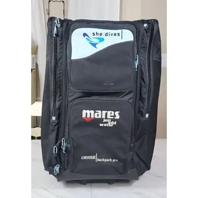 Mares Just Add Water Scuba Gear Wheeled Travel Bag / She Dives • $275