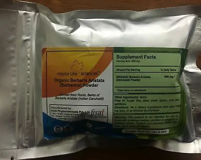 ORGANIC Berberis Aristata Powder Berberine Weight Loss Control Blood Sugar • $165.53