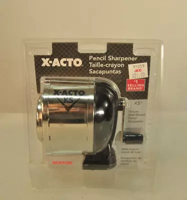 Boston X-ACTO KS Manual Pencil Sharpener  1034 Delux Wall-Mount Pencil Sharpener • $21.95