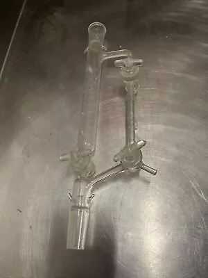 $225 • Buy  Chemglass Glass Variable Reflux Vacuum Distillation Head 14/20, 10/18 PTFE STPK