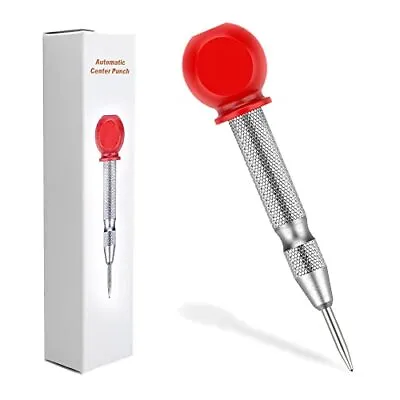 Automatic Center Punch 5 Inch Heavy Duty Steel Spring Loaded Center Hole Punch W • $12.45