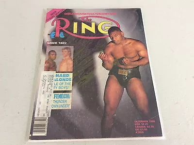 The Ring Boxing Magazine December 1988 Iron Mike Tyson Cover! Pics! • $23.88