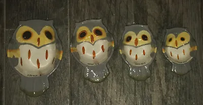 Pier 1 One  Ceramic 4 Pc Owl Nesting Measuring Cups Adorable  • $9.99