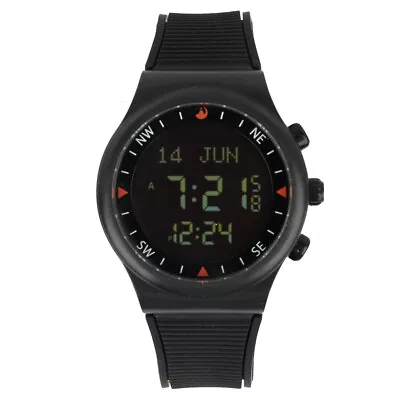 Modern Azan Muslim Black Watch Worldwide Prayer Time Compass Alarm Watch ▷ • $30.73