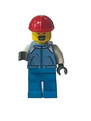 Lego Mini Figure Vtg Minifigure Building Block Classic Construction Worker Hat • $11.96