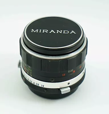 Miranda 50mm F1.9 With Miranda Mount -  OIL ON BLADES • $18.75